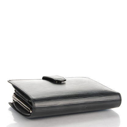 Louis Vuitton Epi French Purse Wallet Black 4 of 8