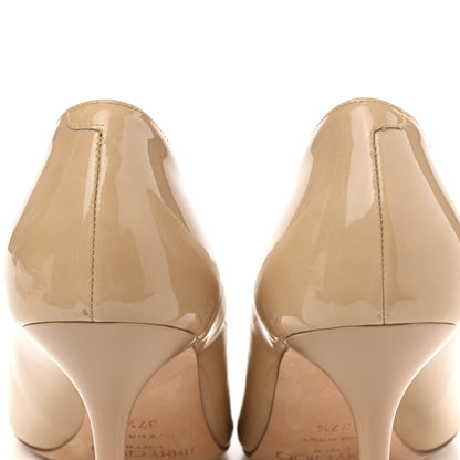 Jimmy Choo Patent Agnes 85 Pumps 37.5 Beige 8 of 9