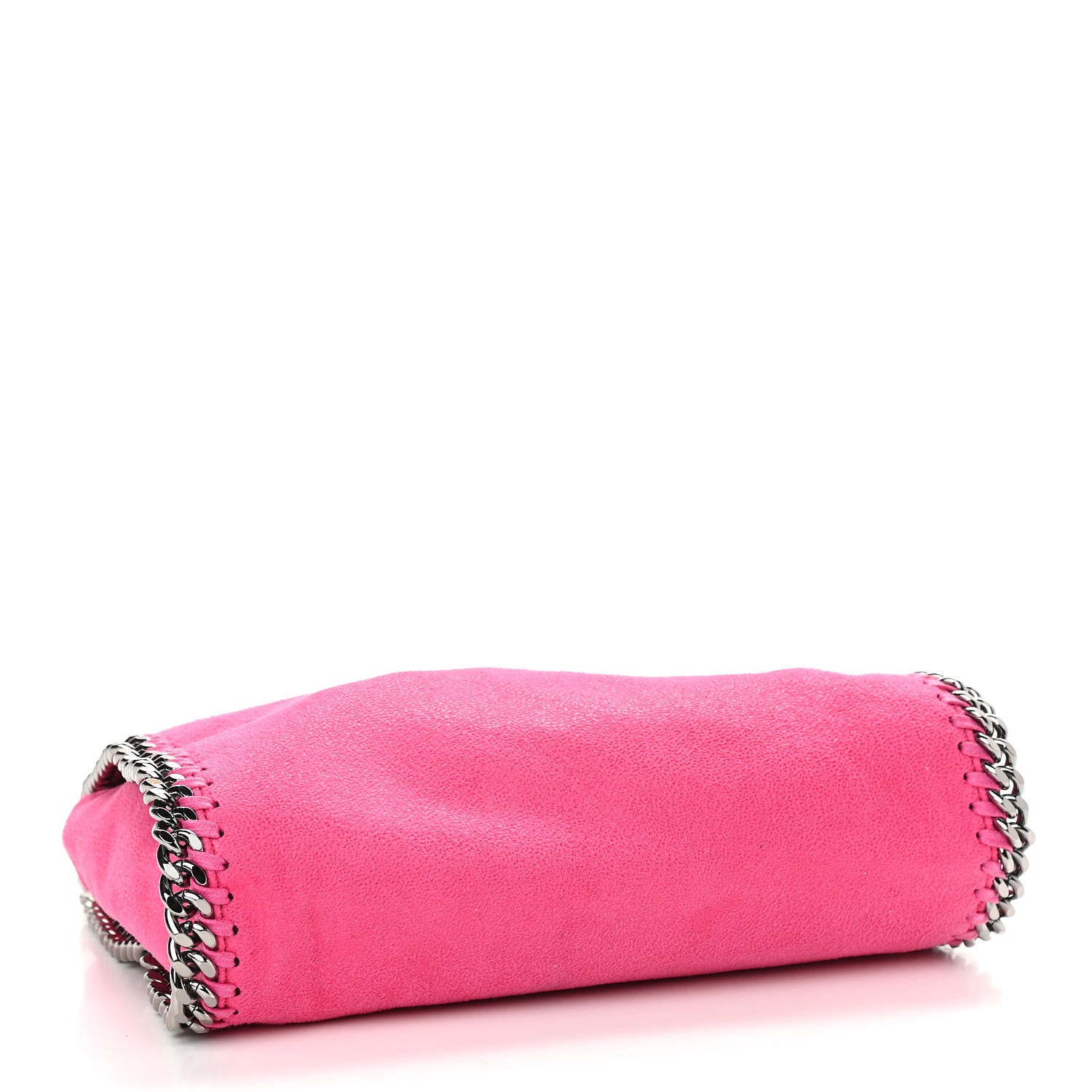 Stella McCartney Shaggy Deer Mini Falabella Fold Over Tote Hot Pink 4 of 10