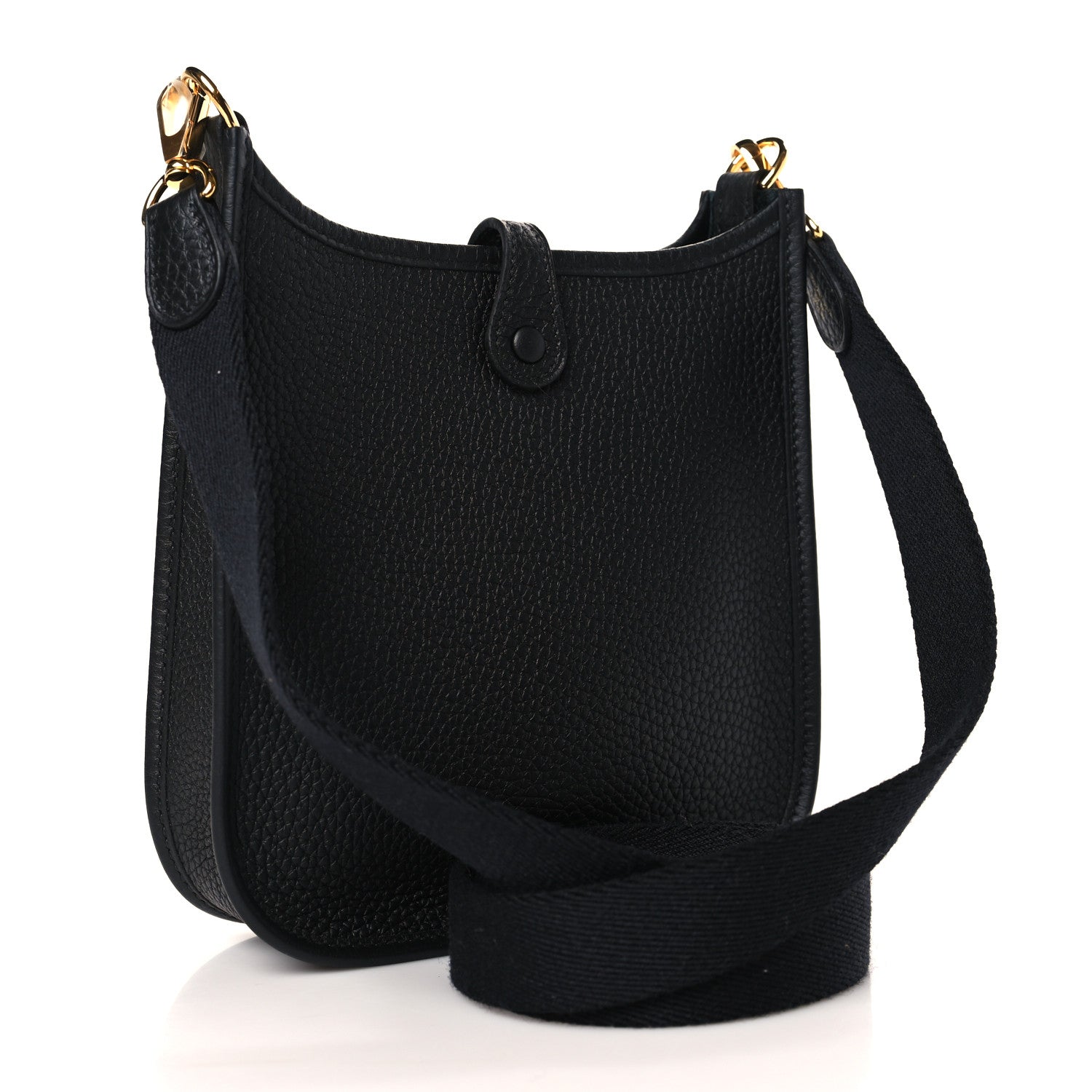 Hermes Taurillon Clemence Evelyne TPM Black 3 of 10