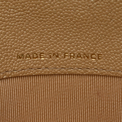 Chanel Iridescent Caviar Quilted Long Gusset Flap Wallet Beige 8 of 12