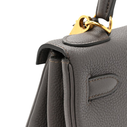 Hermes Togo Kelly Retourne 28 Etain 11 of 12