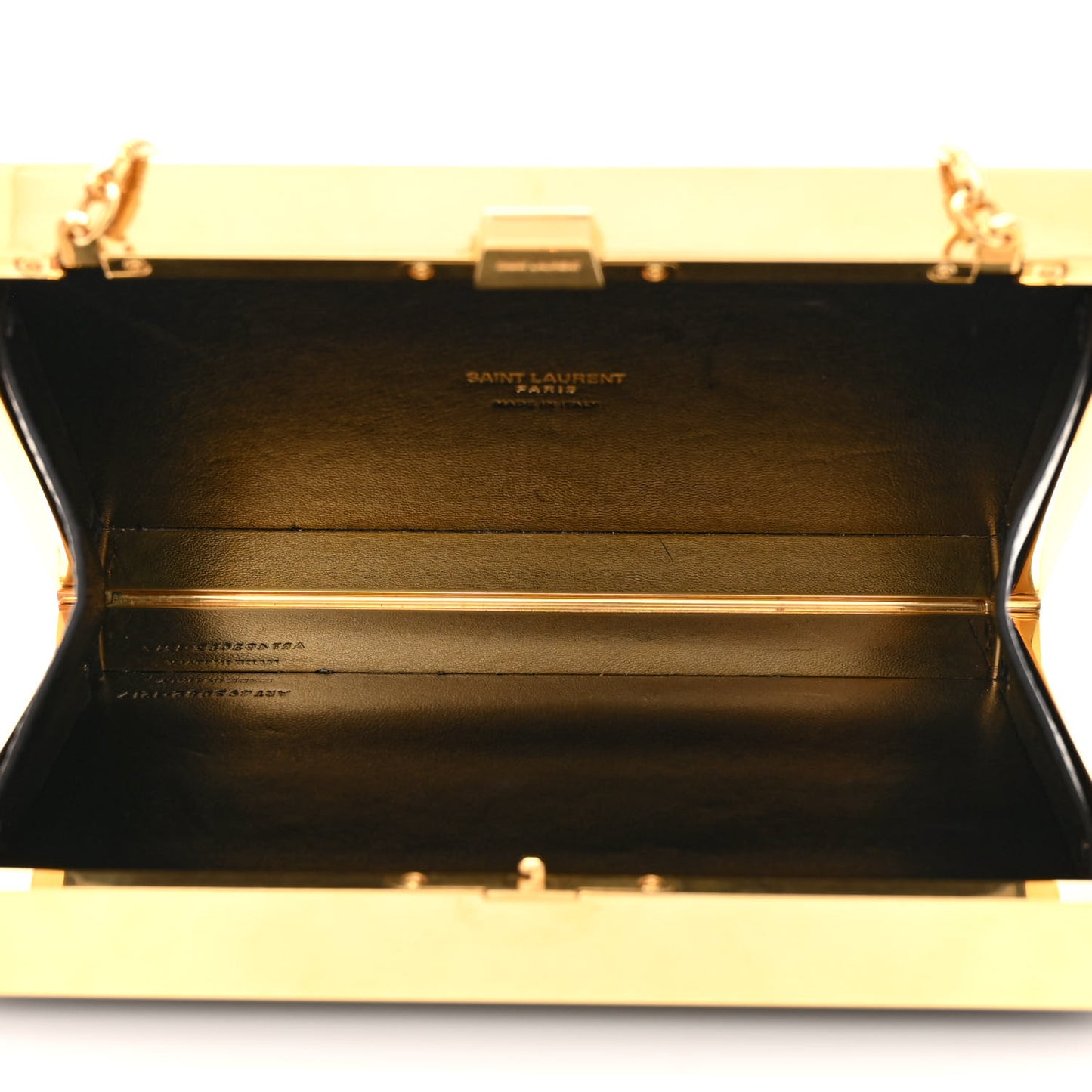 Plexiglass Monogram Minaudiere Tuxedo Box Clutch Black