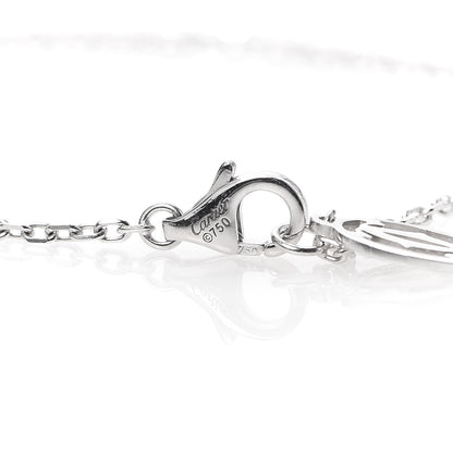 Cartier 18K White Gold Diamond SM D'Amour Bracelet 4 of 5