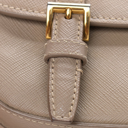 Prada Saffiano Lux Crossbody Bag Visone 12 of 16