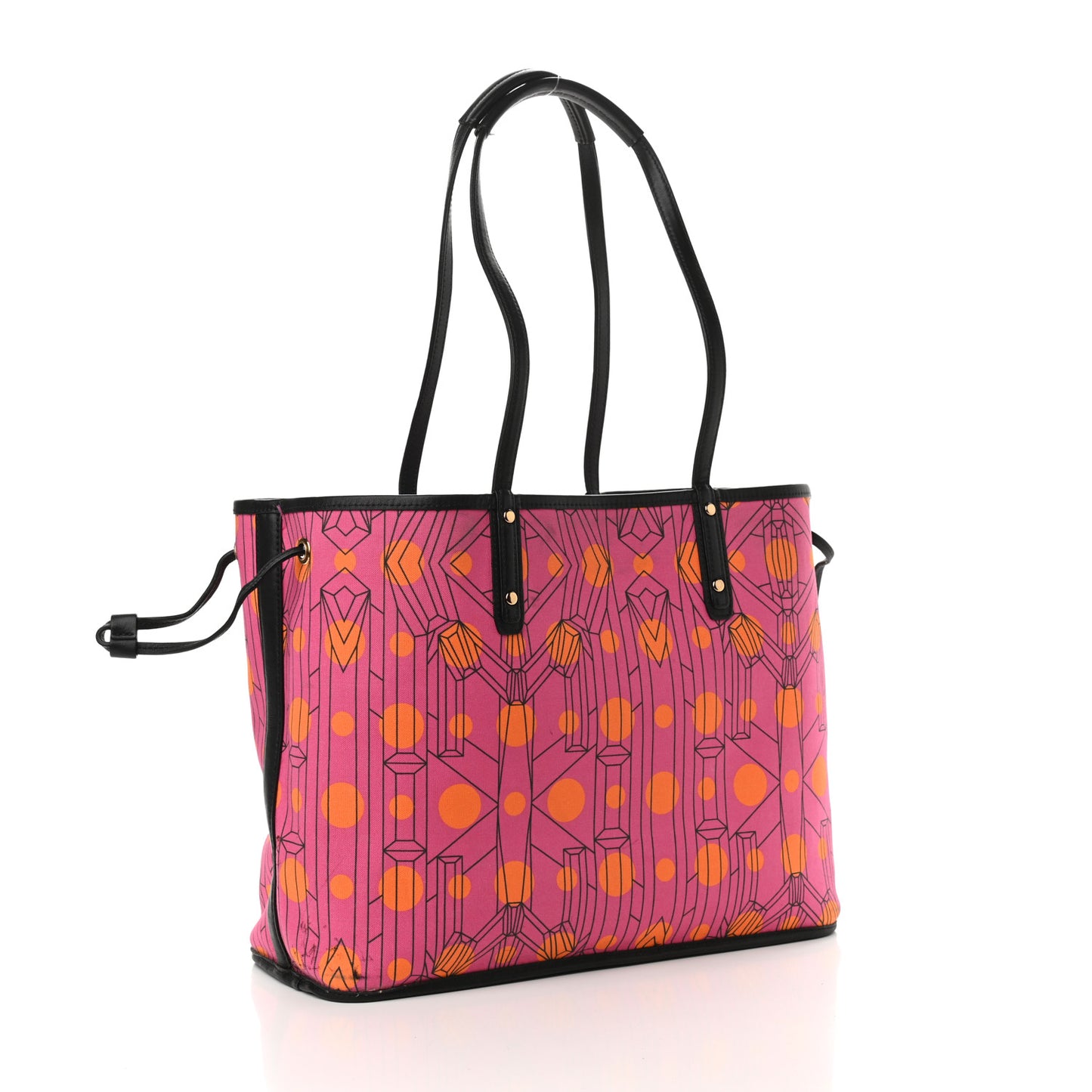 Visetos Medium Reversible Liz Shopper Tote Pink