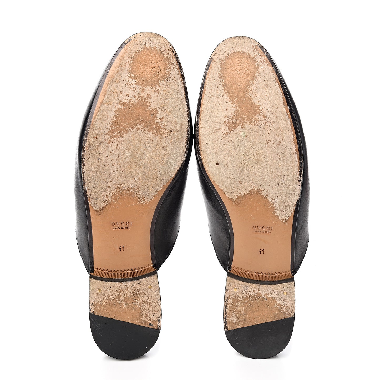 Calfskin Womens Princetown Slippers 41 Black