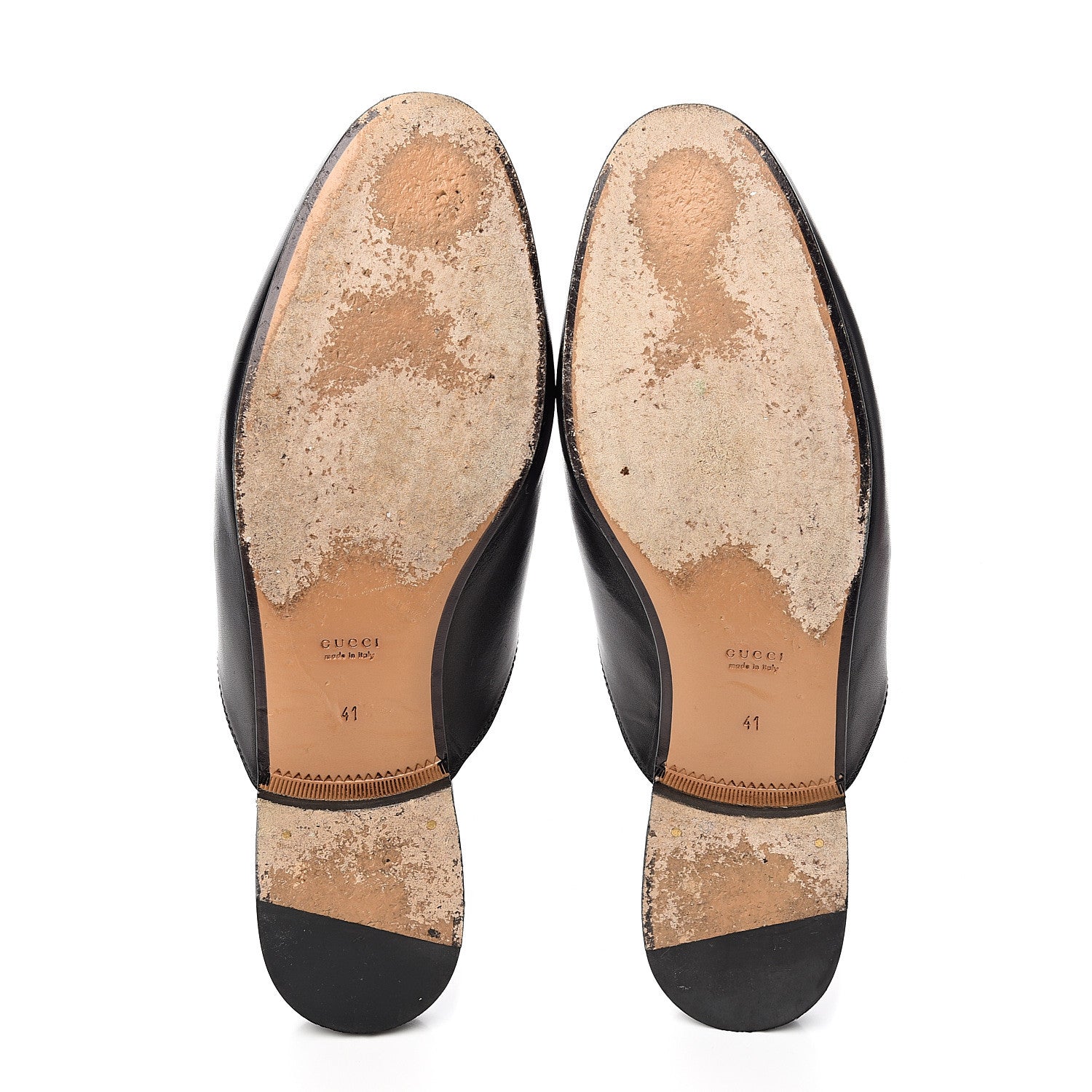 Gucci Calfskin Womens Princetown Slippers 41 Black 7 of 11