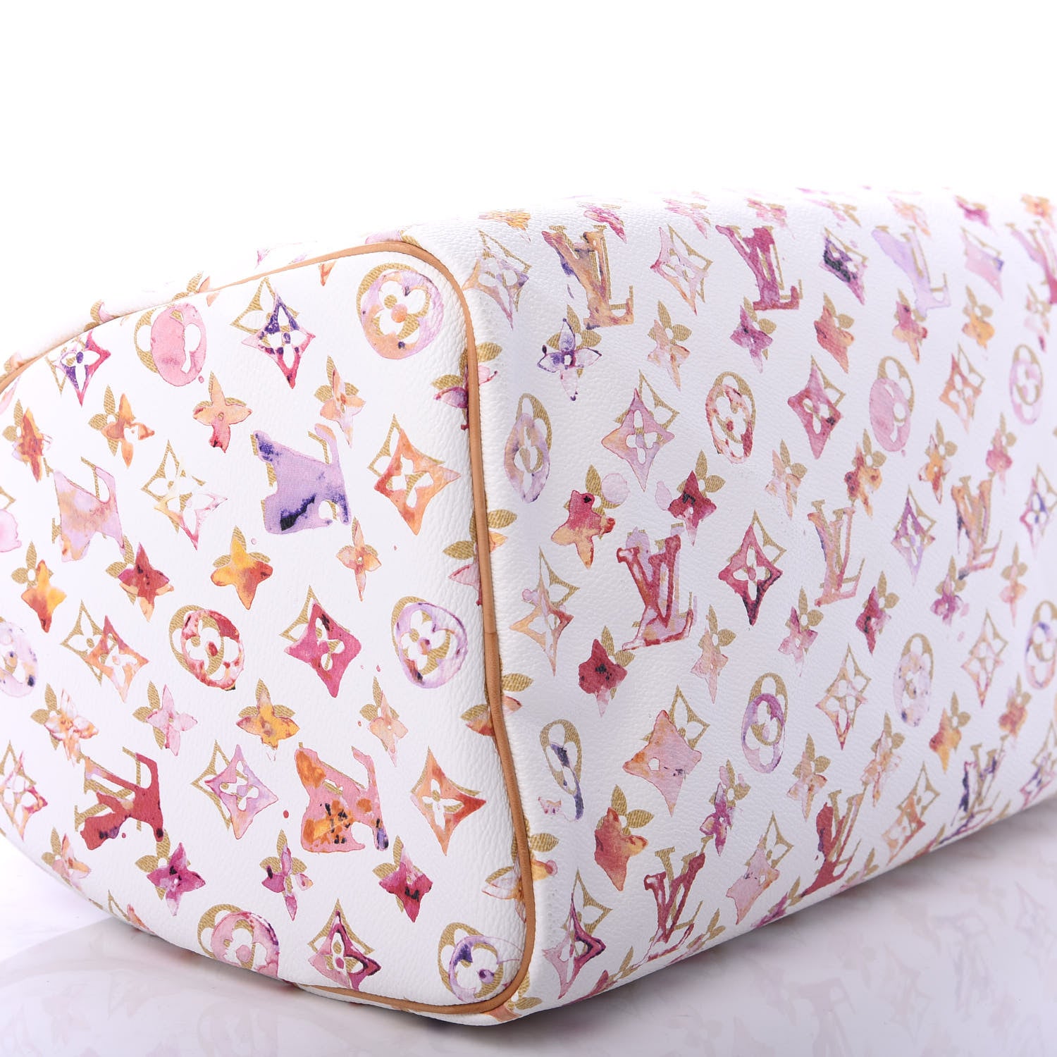 Louis Vuitton Watercolor Aquarelle Speedy 35 White 5 of 9