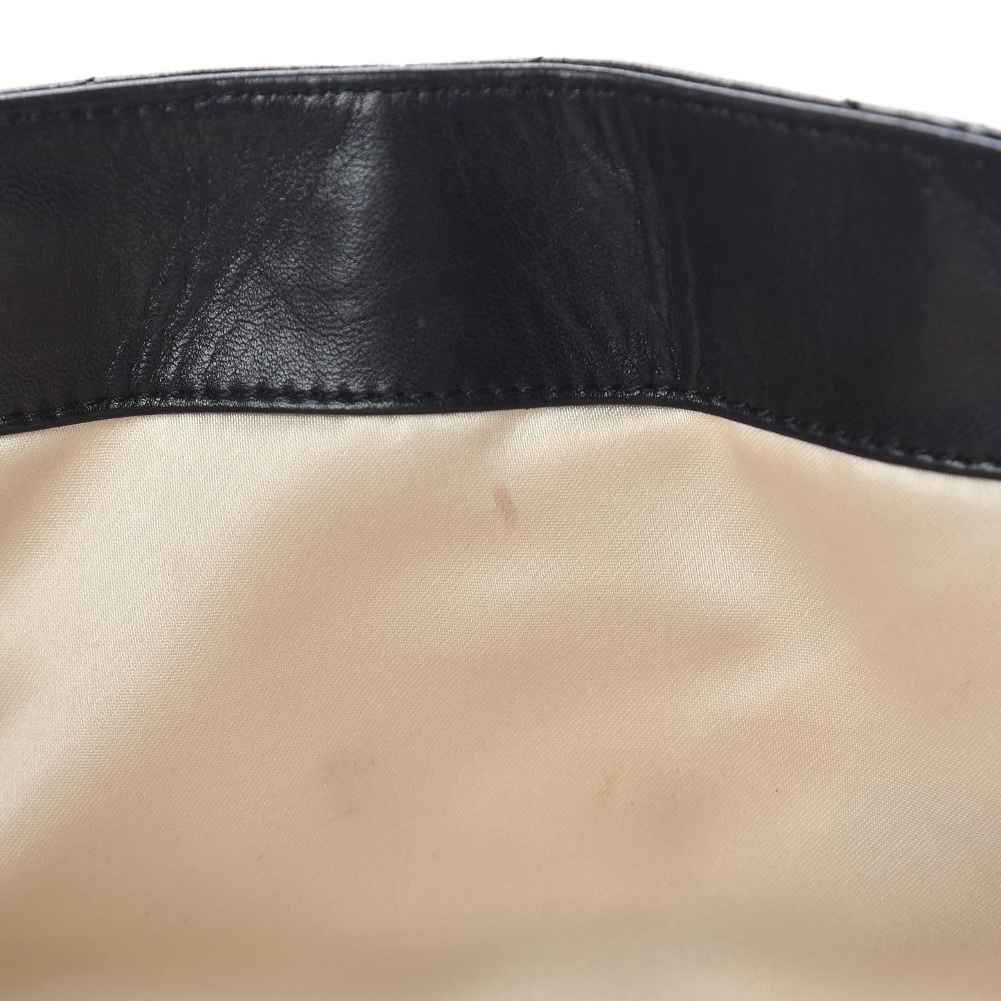 Lambskin Quilted East West Accordion Flap Black