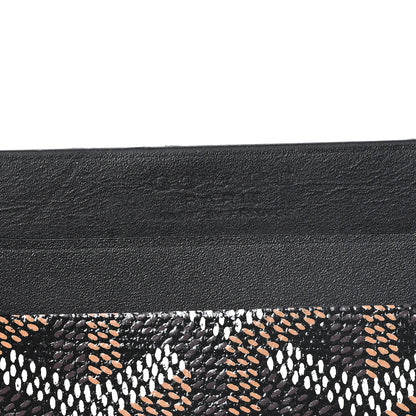 Goyard Goyardine Saint Sulpice Card Holder Black 6 of 8