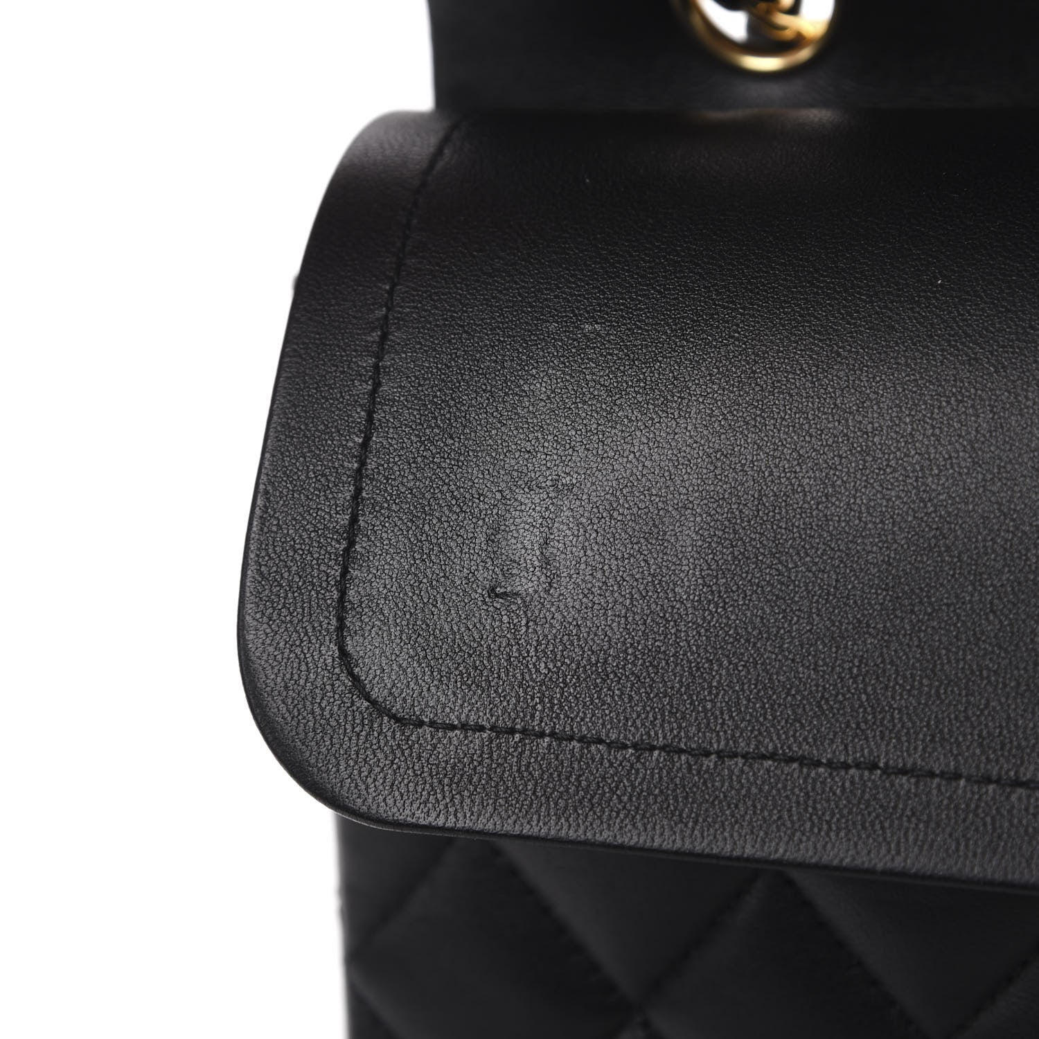 Chanel Lambskin Quilted Medium Double Flap Black 10 of 12