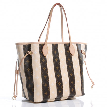 Louis Vuitton Monogram Rayures Neverfull MM 3 of 8