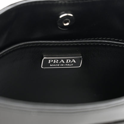 Prada Spazzolato Cleo Shoulder Bag Black 5 of 7