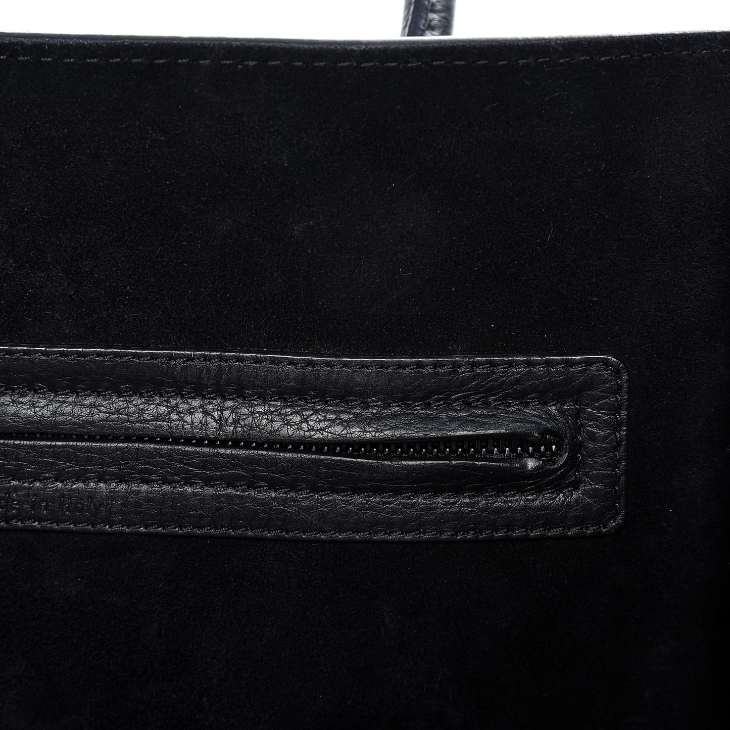 Supple Calfskin Medium Phantom Luggage Black