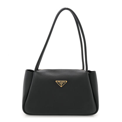 Prada Soft Calfskin Medium Darling Shoulder Bag Black 1 of 11