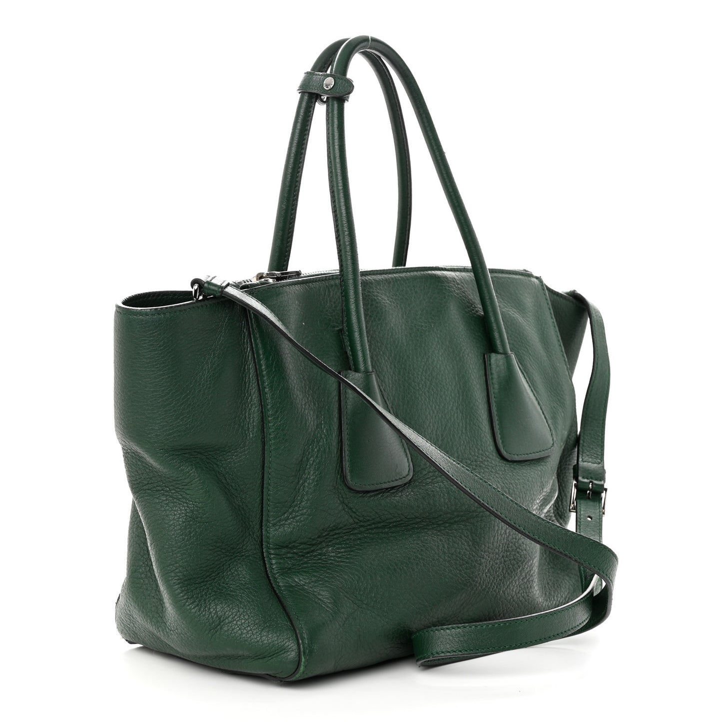 Vitello Daino Shopping Tote Foresta