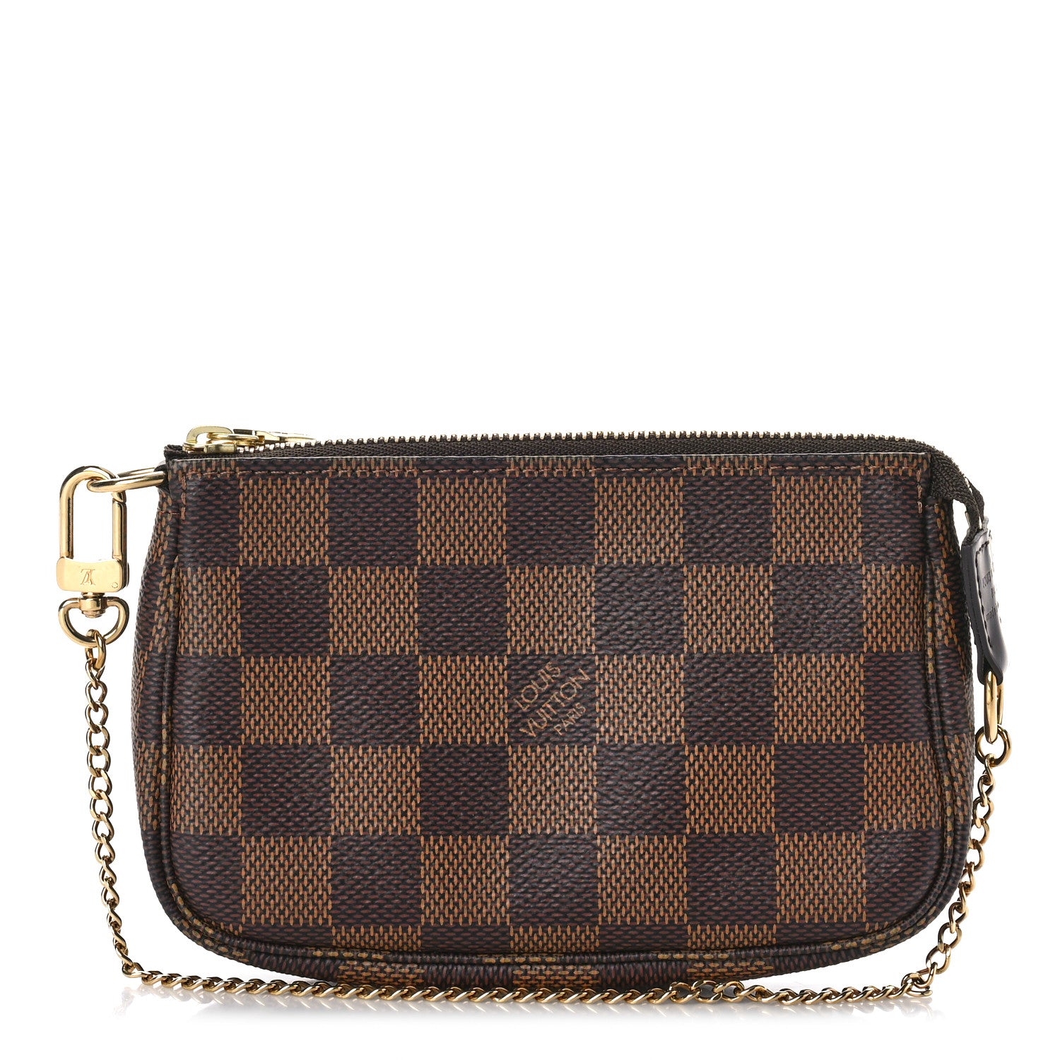 Louis Vuitton Damier Ebene Mini Pochette Accessories 1 of 9