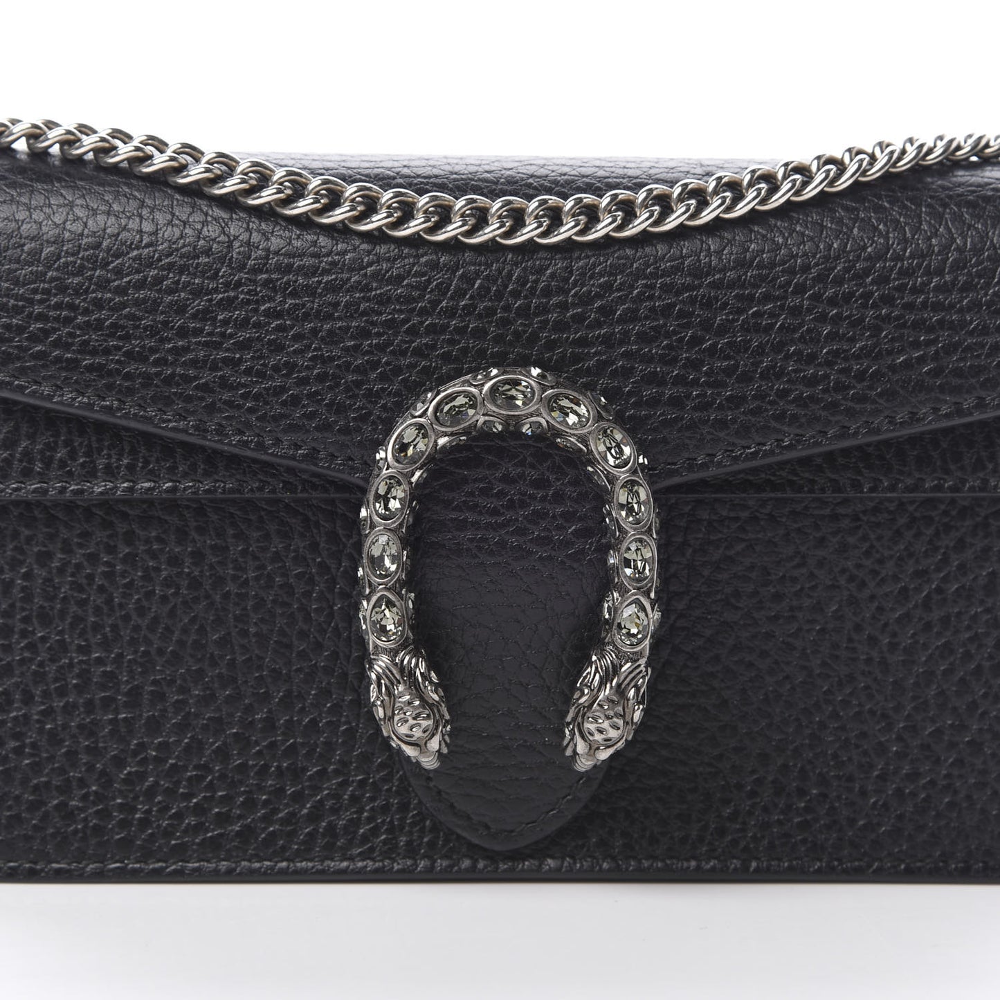 Calfskin Super Mini Dionysus Shoulder Bag Black