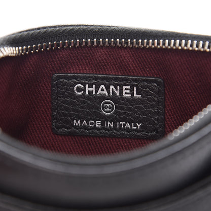 Chanel Grained Calfskin Small Neo Executive Cosmetic Case Black 6 of 10