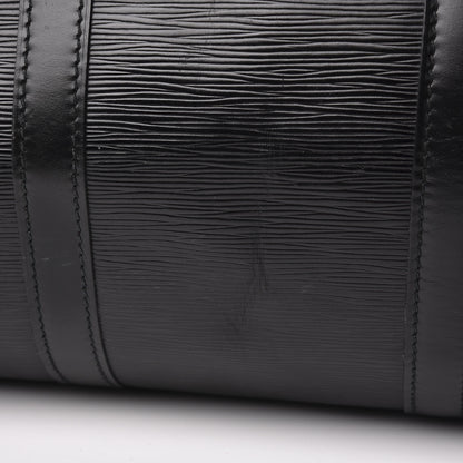 Louis Vuitton Epi Keepall 55 Black 10 of 15