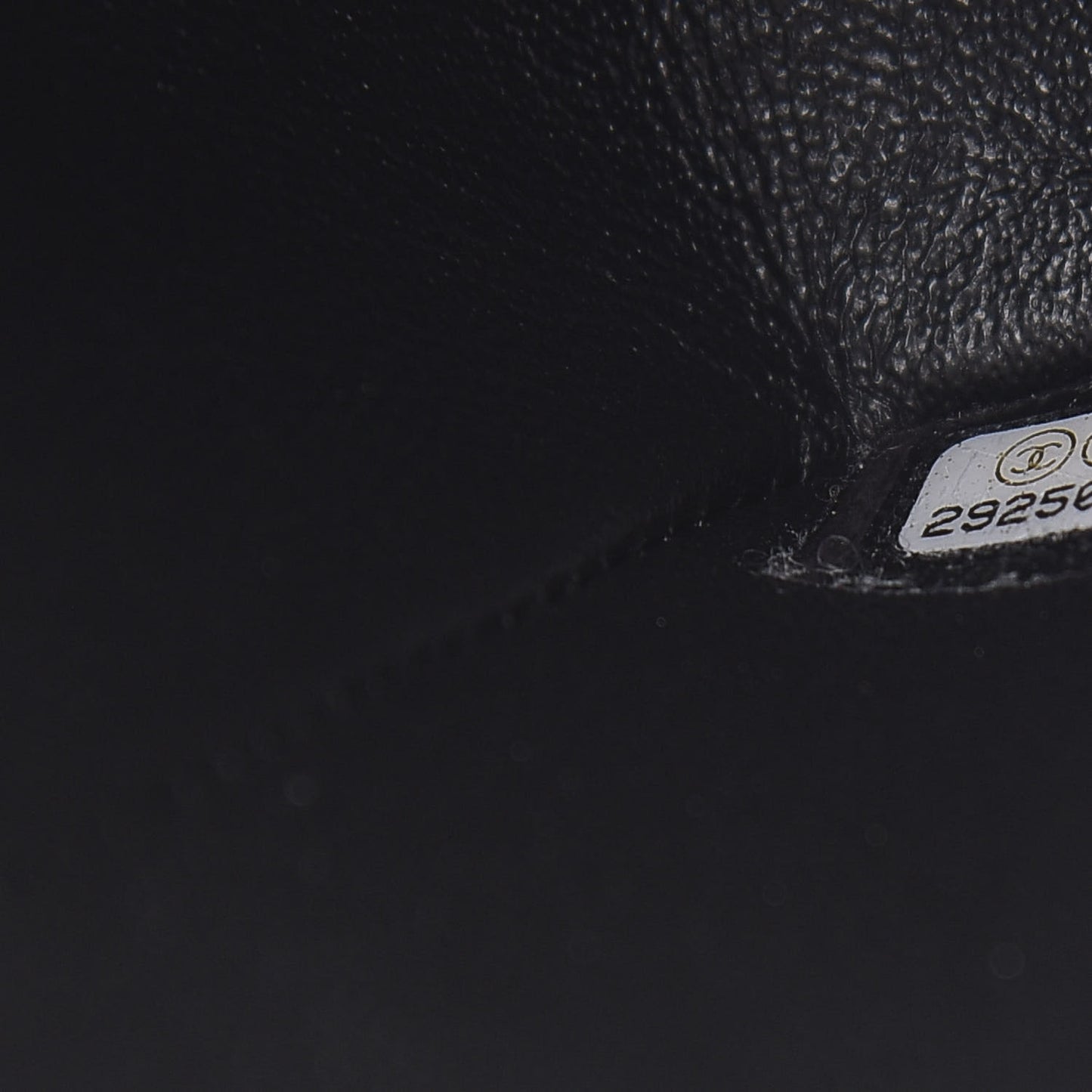 Lambskin Quilted Mini Square Flap Black