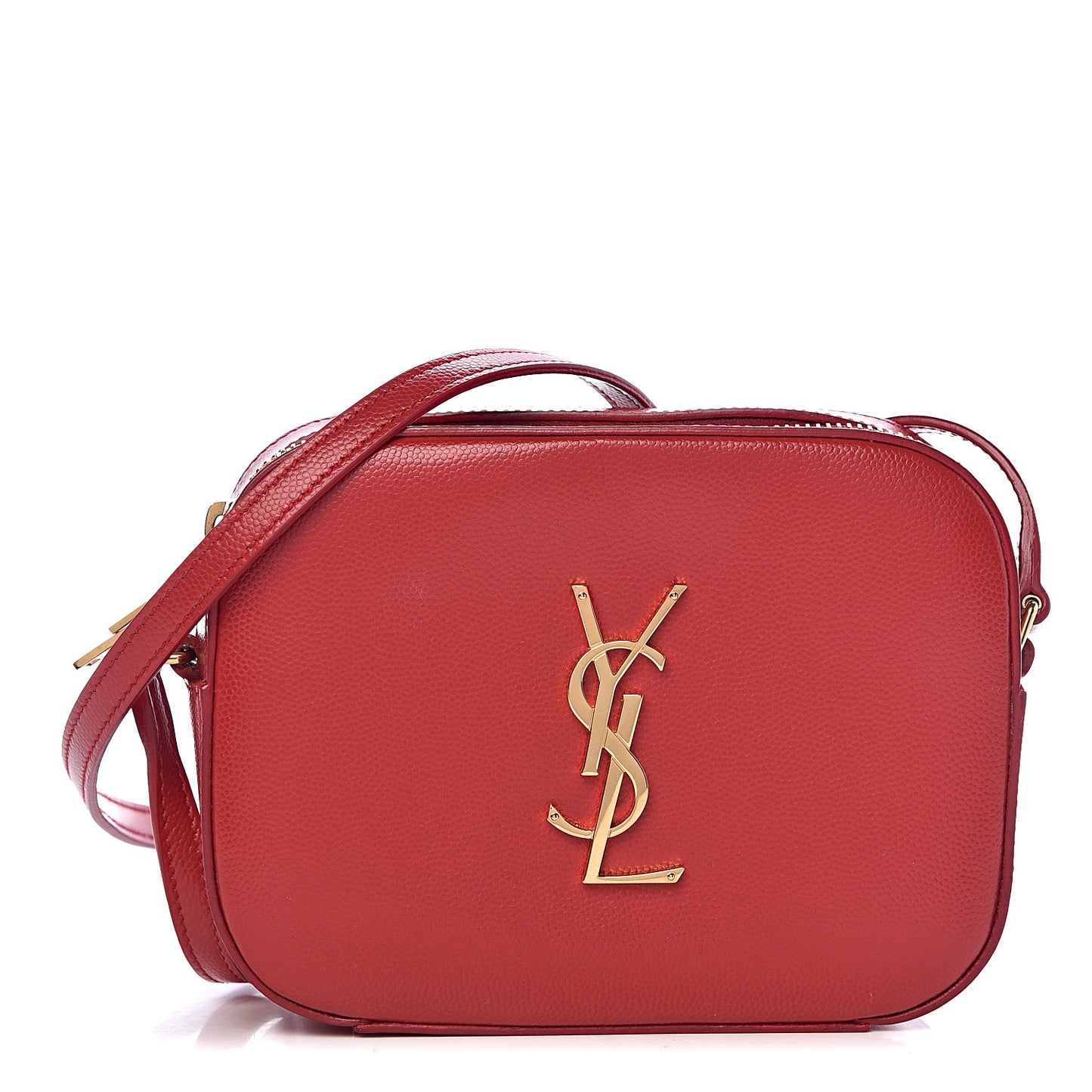 Grain De Poudre Small Classic Monogram Camera Bag New Red