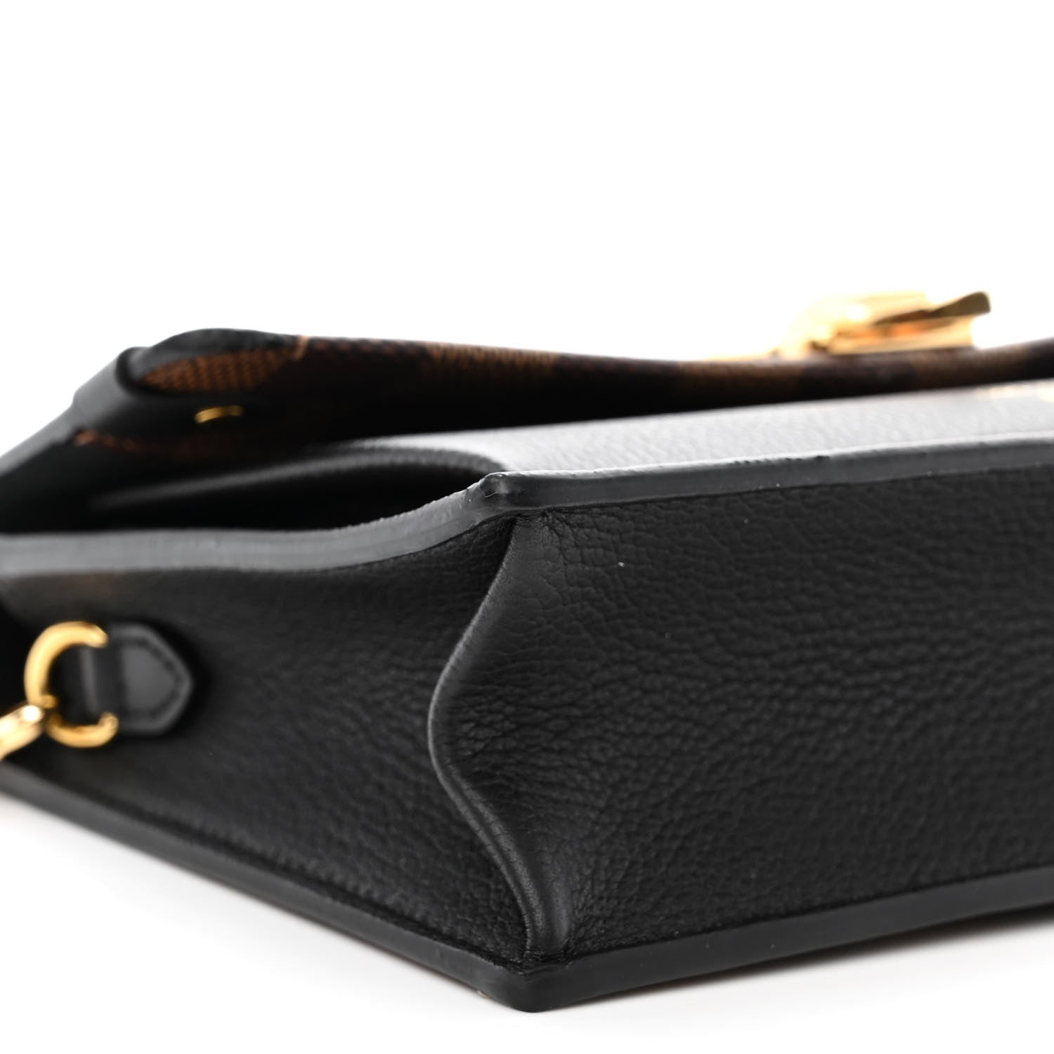 Louis Vuitton Damier Ebene Vavin Chain Wallet Black 8 of 14