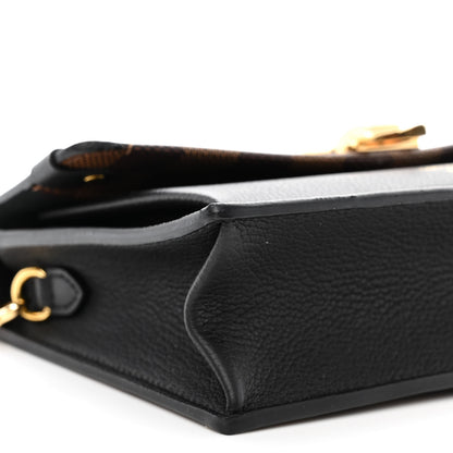 Louis Vuitton Damier Ebene Vavin Chain Wallet Black 8 of 14