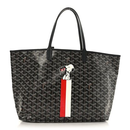 Goyard X PEANUTS Goyardine Saint Louis PM Black 2 of 9