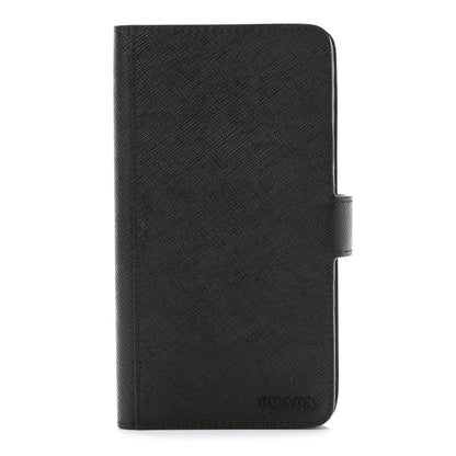 Prada Saffiano Phone Wallet Black 1 of 8