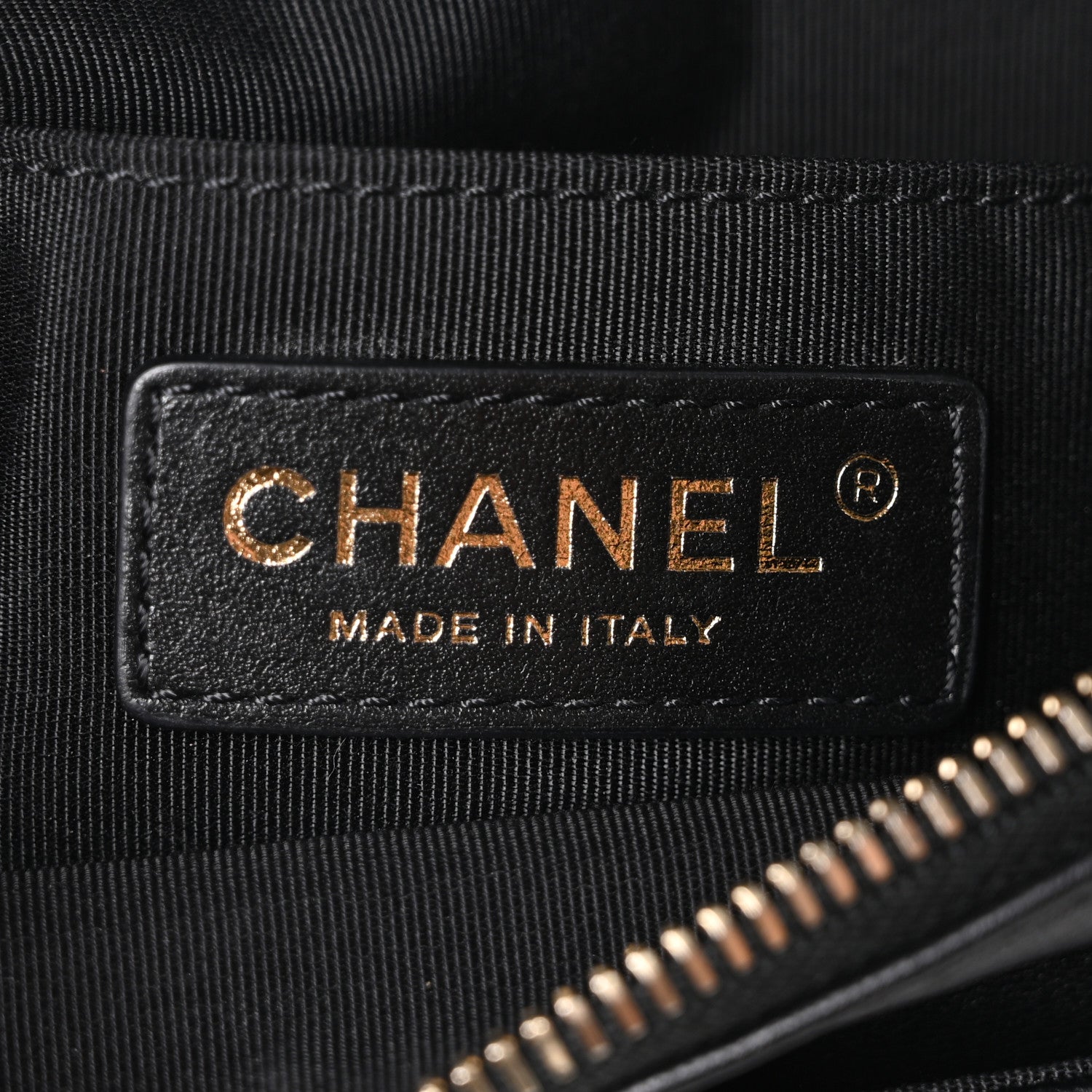 Chanel Lambskin Quilted Waist Bag Fanny Pack Black 6 of 10
