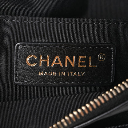 Chanel Lambskin Quilted Waist Bag Fanny Pack Black 6 of 10