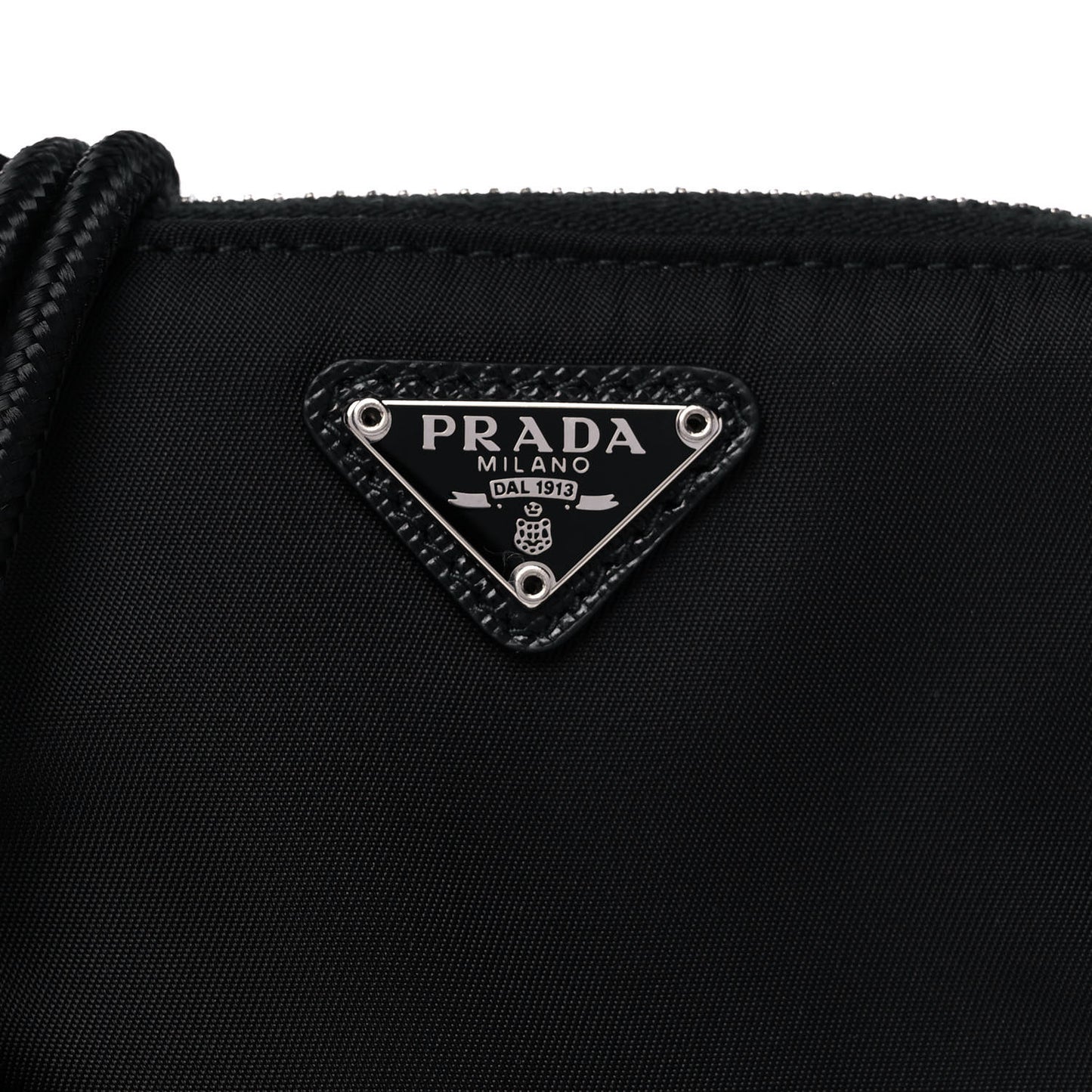 Tessuto Re-Nylon Double Pouch Black
