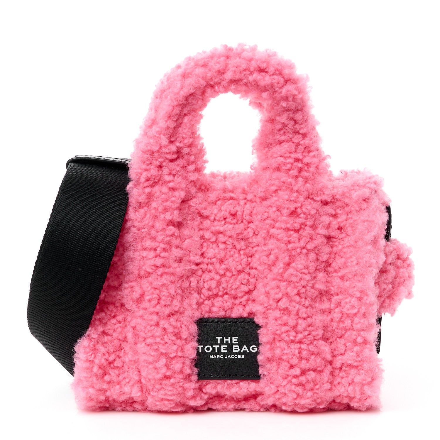 Marc Jacobs Polyester Cotton Mini The Teddy Traveler Tote Bag Fluffy Pink 1 of 11