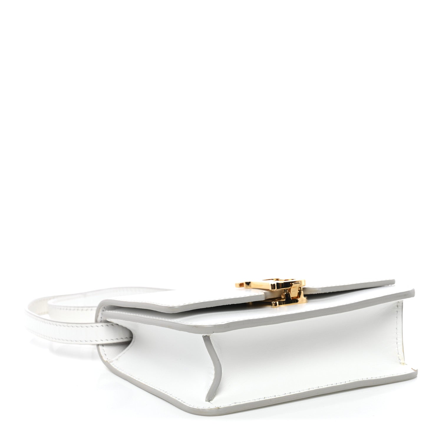 Burberry Calfskin Mini TB Bag White 4 of 13
