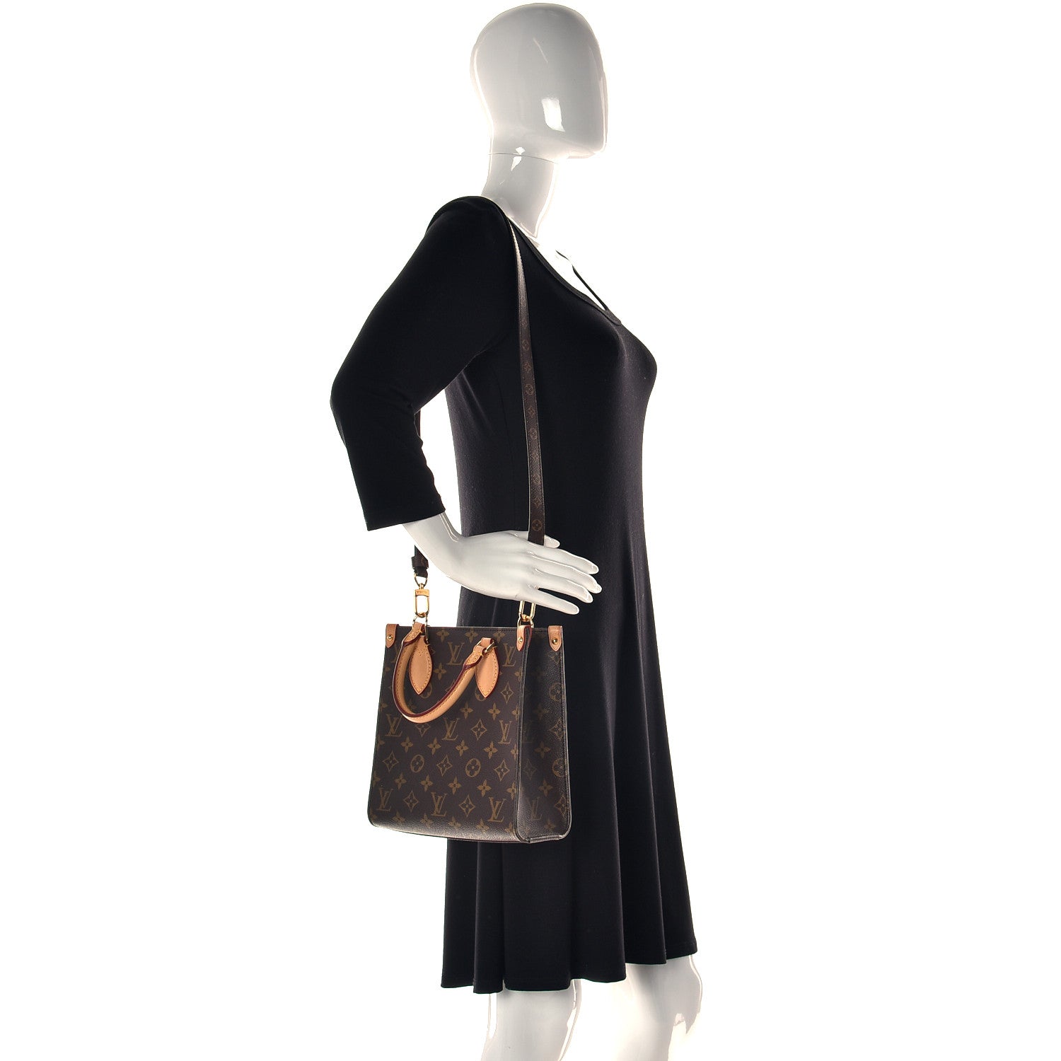 Louis Vuitton Monogram Sac Plat BB 2 of 8
