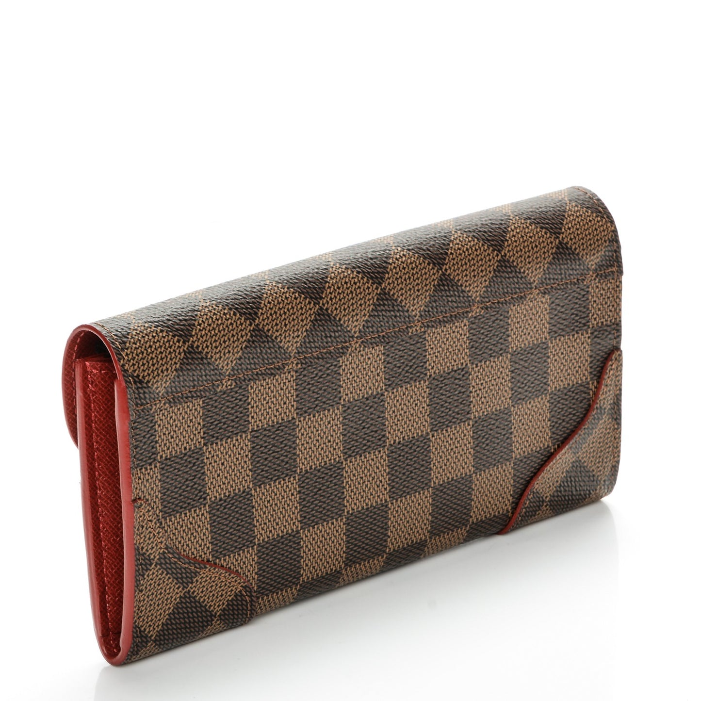 Damier Ebene Caissa Wallet Cherry