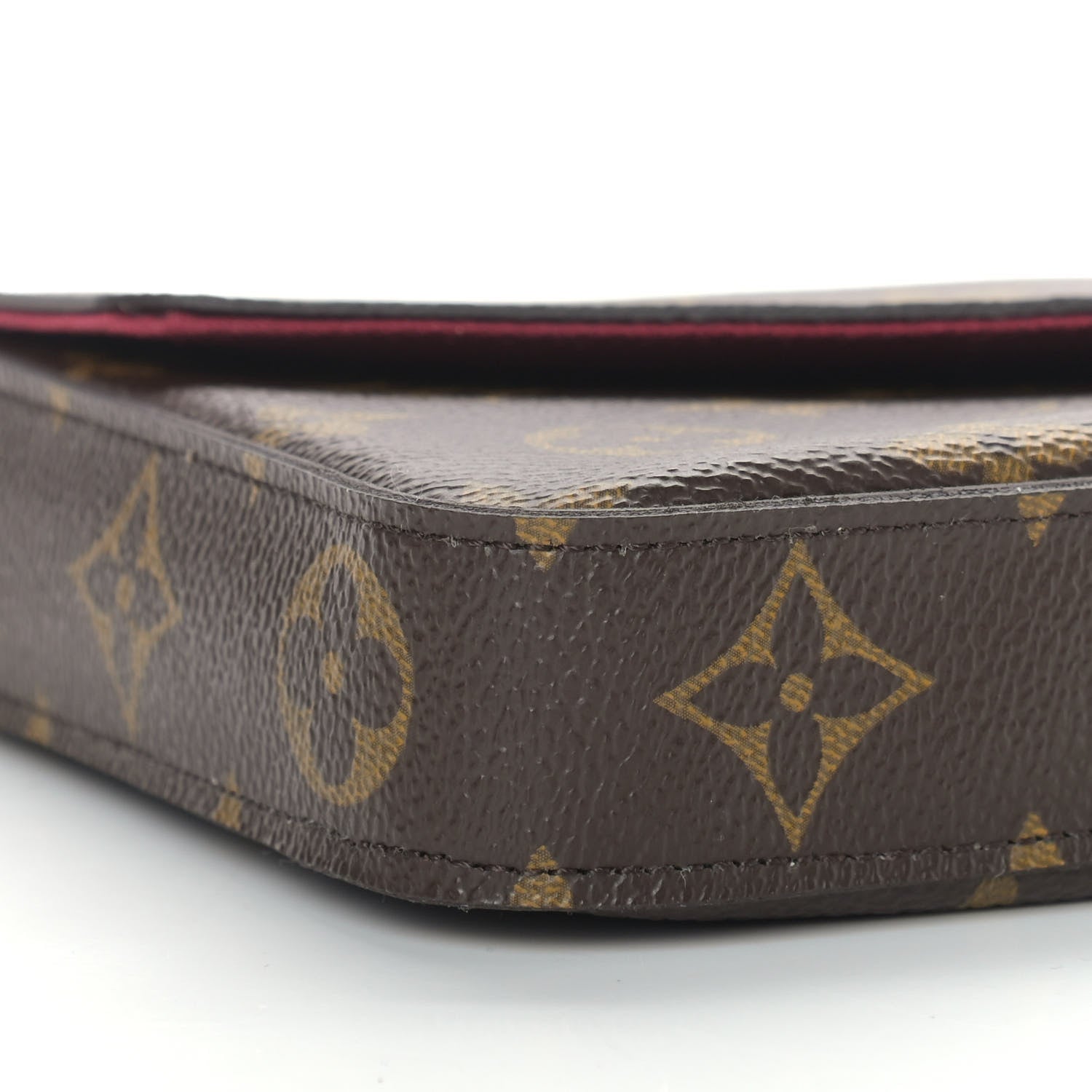Louis Vuitton Monogram Pochette Felicie Chain Wallet Fuchsia 12 of 13