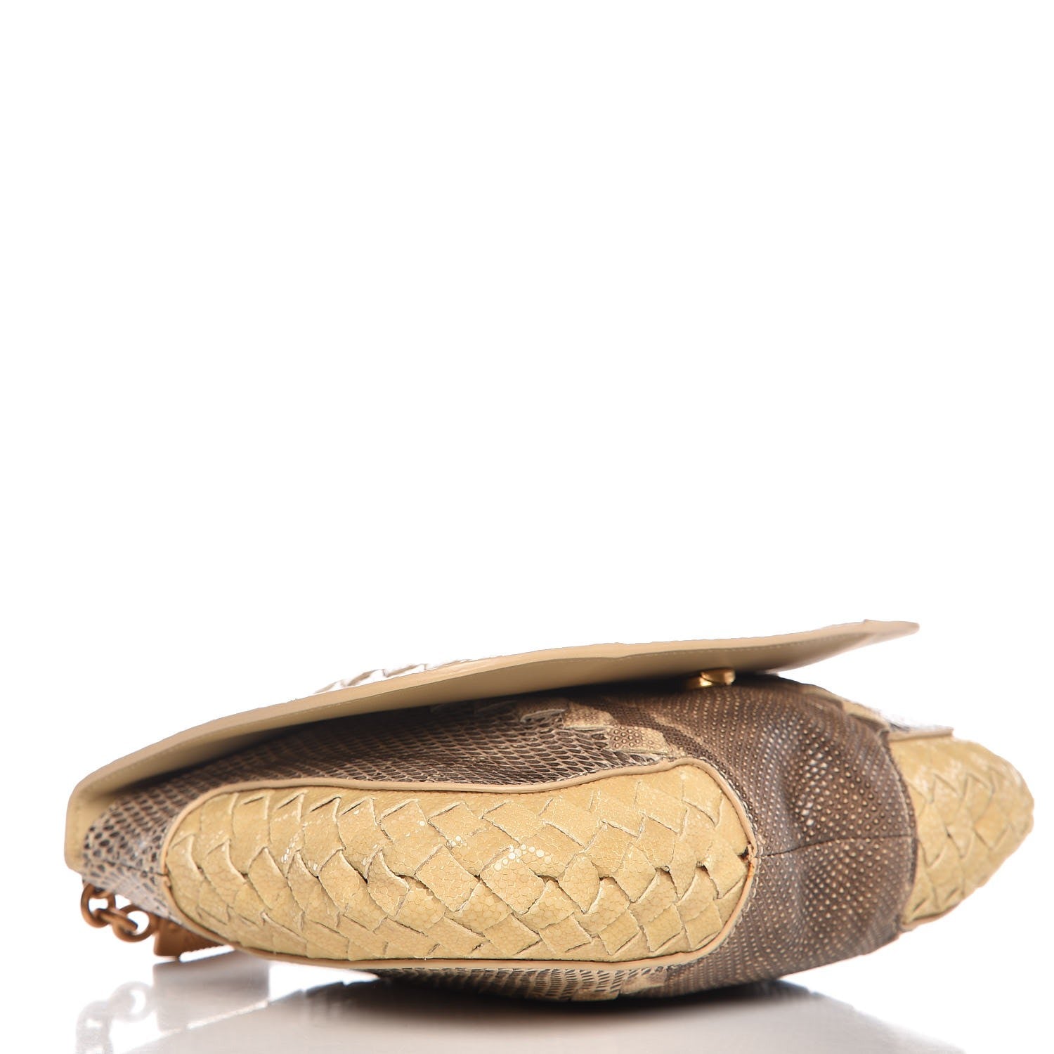 Bottega Veneta Nappa Ayers Stingray Small Flap Naturale 4 of 10