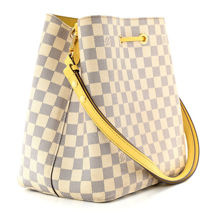 Louis Vuitton Damier Azur Neonoe MM Pineapple 3 of 10