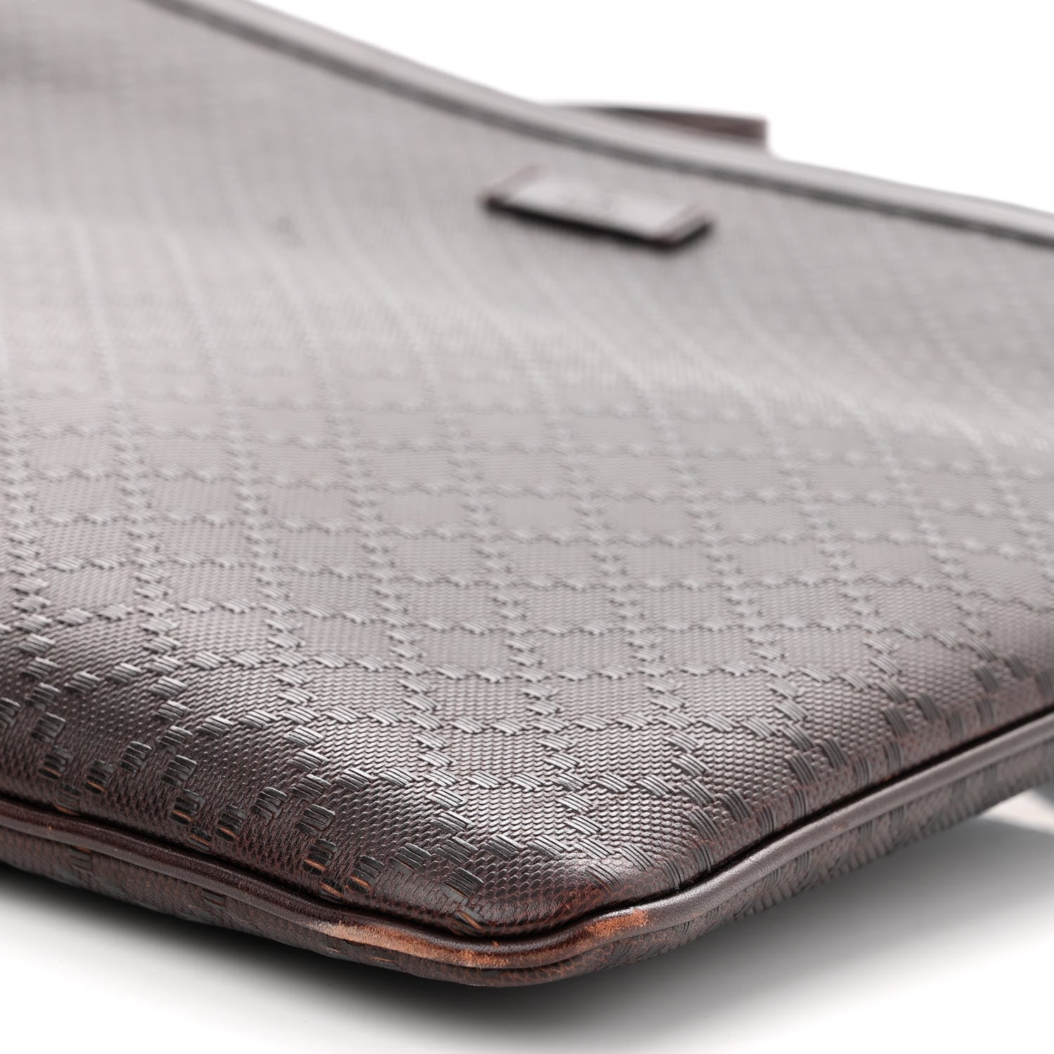 Gucci Hilary Lux Bright Diamante Medium Flat Messenger Bag Testa Di Moro 9 of 9