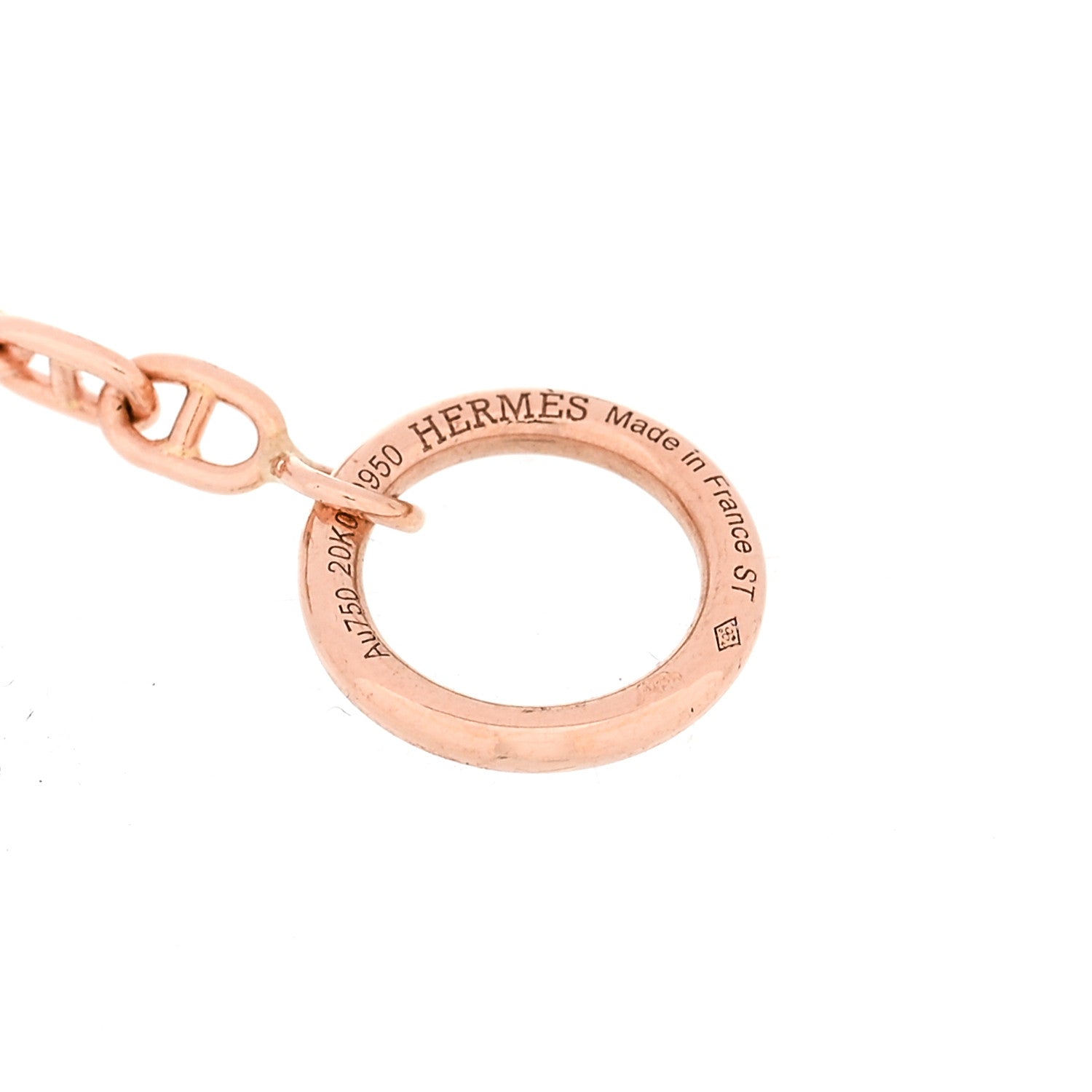 Hermes 18K Rose Gold TPM Farandole Bracelet ST 3 of 4