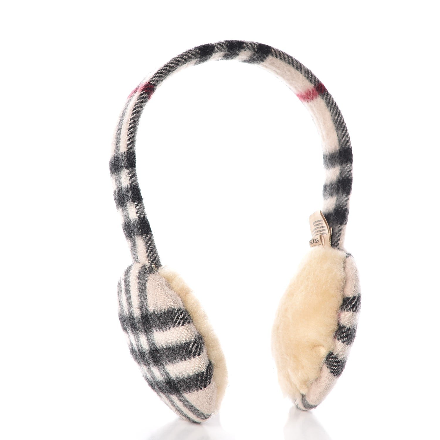 Burberry Cashmere House Check Earmuffs 3 of 5