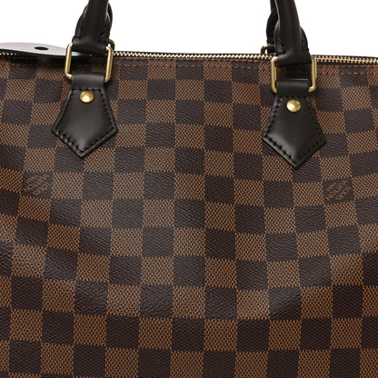 Louis Vuitton Damier Ebene Speedy 30 8 of 10