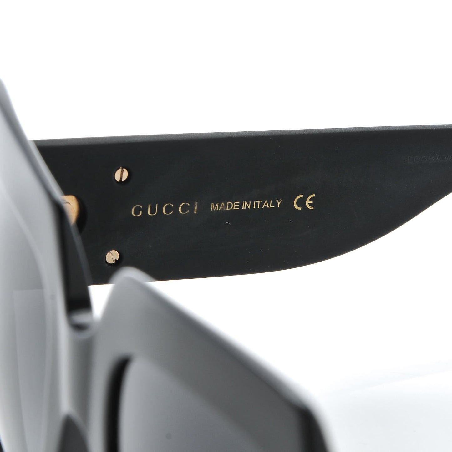 Square Frame Glitter GG0102S Sunglasses Black