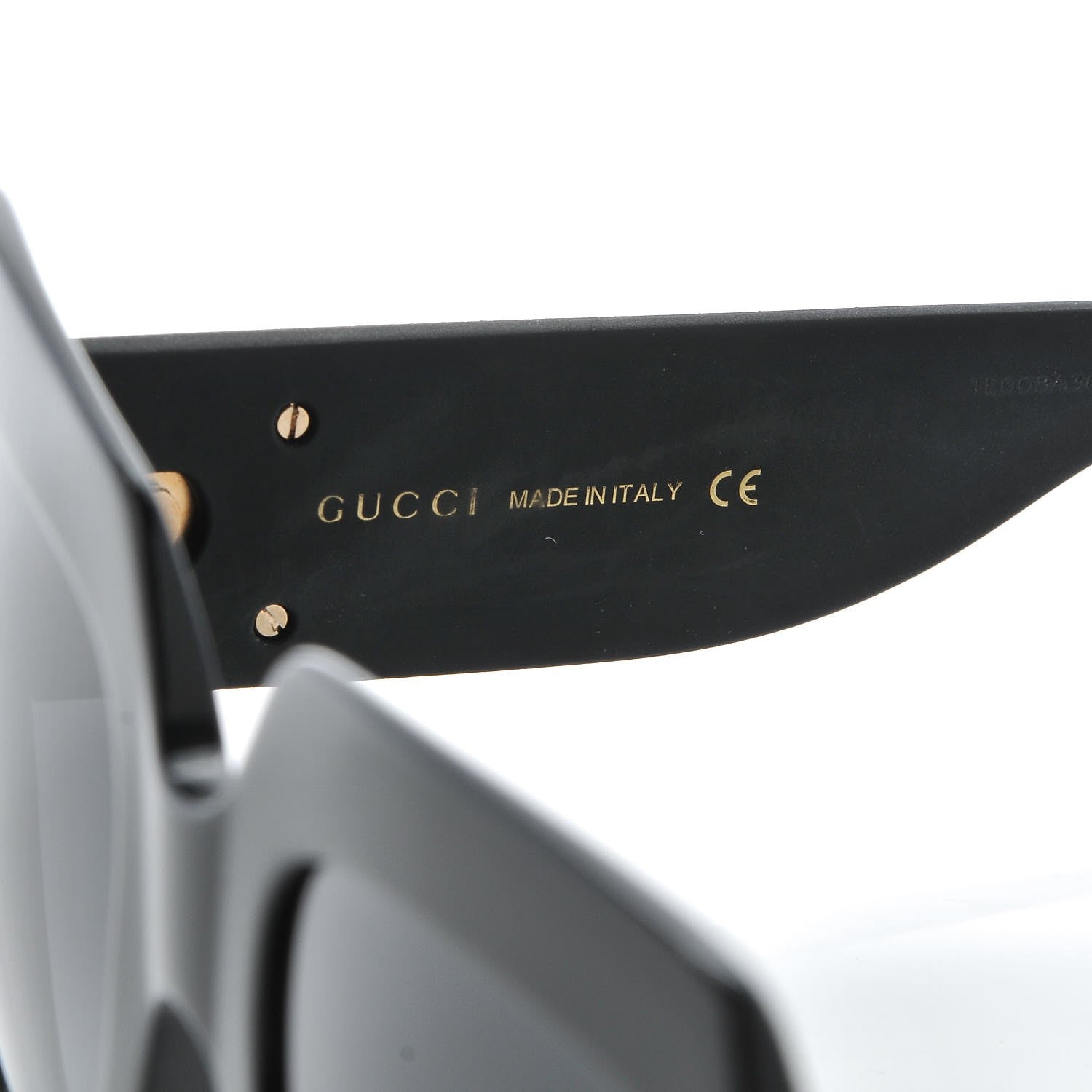 Gucci Square Frame Glitter GG0102S Sunglasses Black 5 of 7