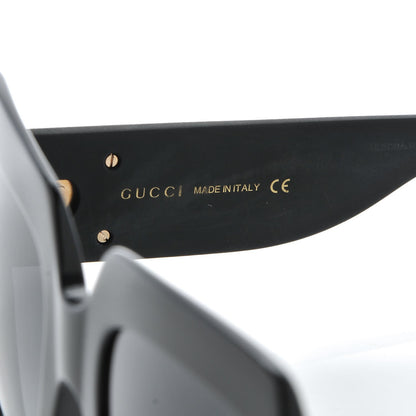 Gucci Square Frame Glitter GG0102S Sunglasses Black 5 of 7