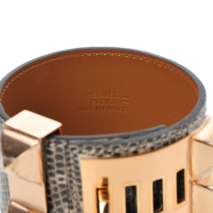 Hermes Lizard Collier De Chien CDC Bracelet T3 Ombre 4 of 6