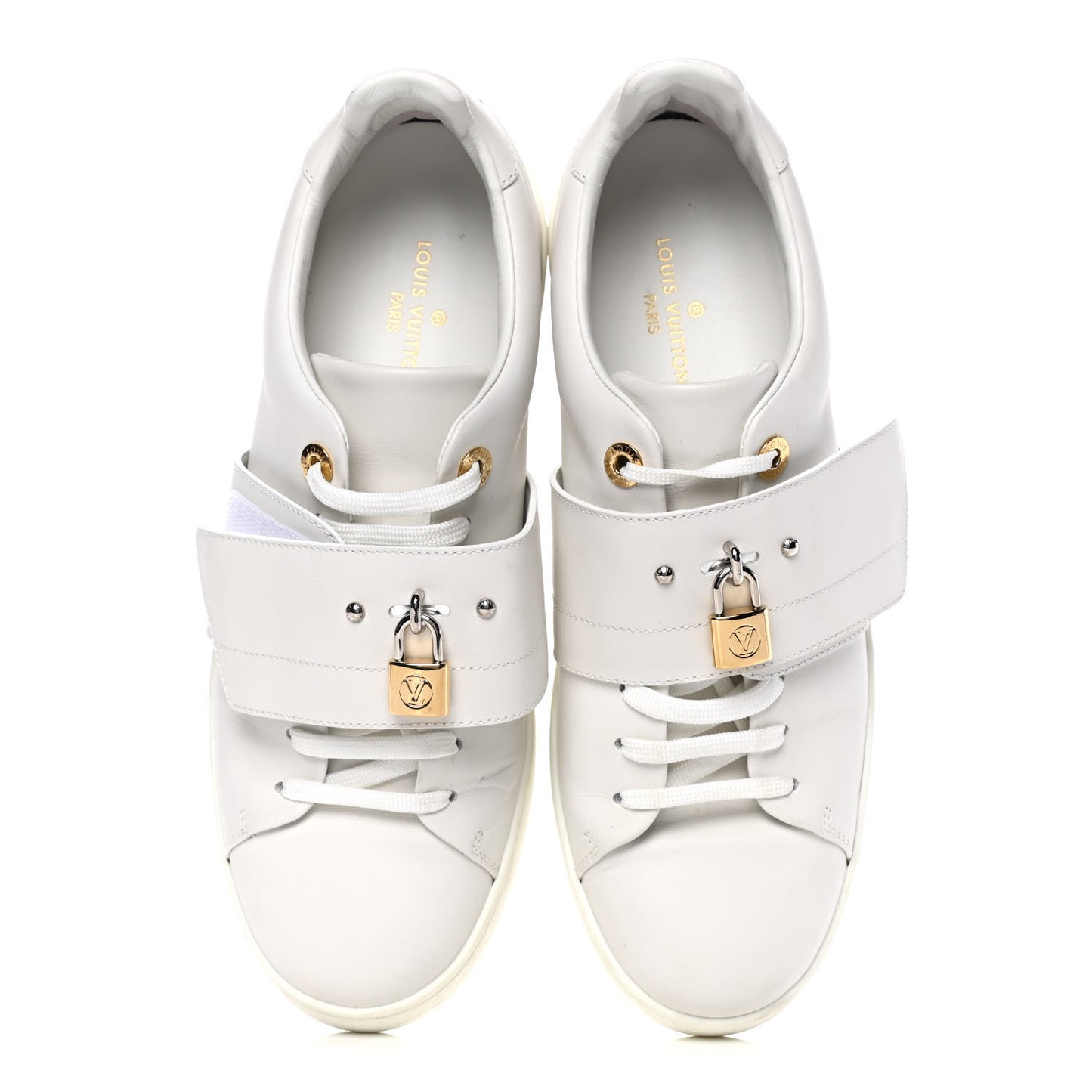 Calfskin Front Row Sneaker 38.5 White